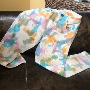 One Teaspoon Tye Dye Denim Jeans 28”
